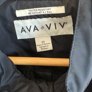 AVA & VIV Water-Resistant Jacket in Black